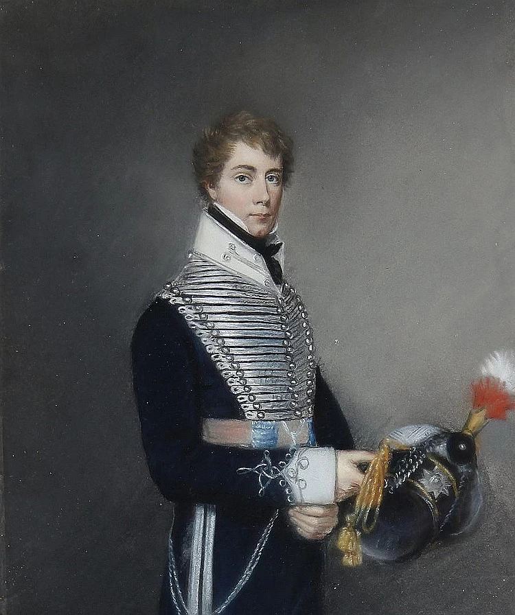 Ellen Sharples-29-Ritratto del Captain William Thomas Eardley-Twisleton-Fiennes - attribuito